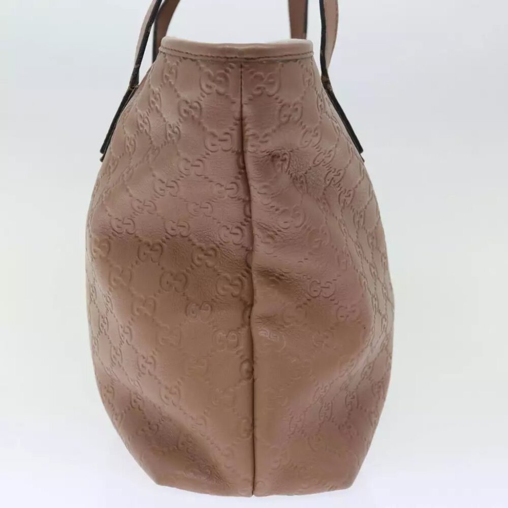 GUCCI GG Canvas Guccissima Shoulder Bag Pink - Picture 5 of 8